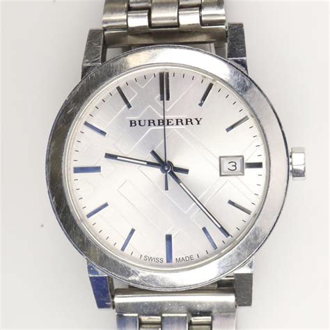 burberry stainless steel watch band|Burberry watch stainless steel new.